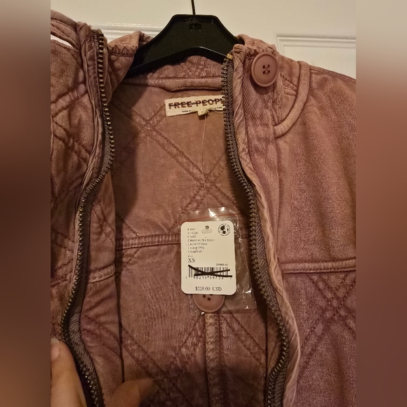 NWT Free People Juno Jacket in Nostalgia Rose Size XS - Picture 8 of 8